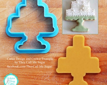 Susan's Wedding or Birthday Cake Stand Cookie Cutter