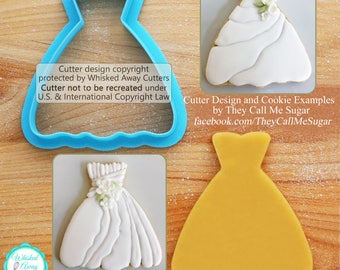 Susan's Wedding Dress Cookie Cutter