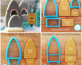 3D Shark Cookie Cutters Designed by Montreal Confections - Sets &  Individuals
