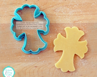 Ornate Cross Cookie Cutter & Fondant Cutter Designed by Whisked Away Cutters