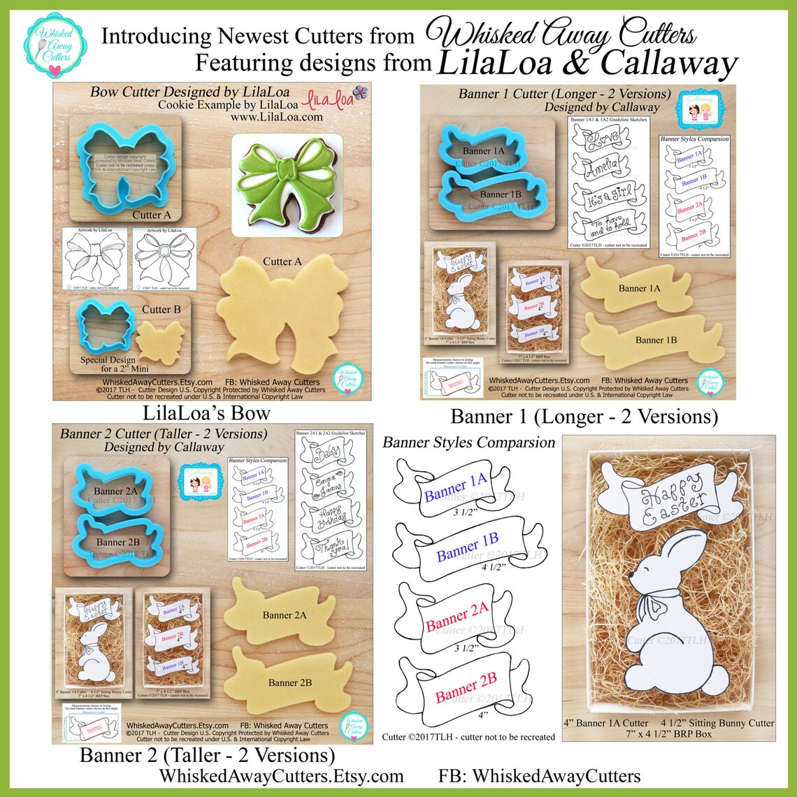 NEWEST Cutters From Whisked Away Cutters This is a Photo to Etsy