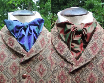 Silk Taffeta Cravats || 6" Width || Self-Tie