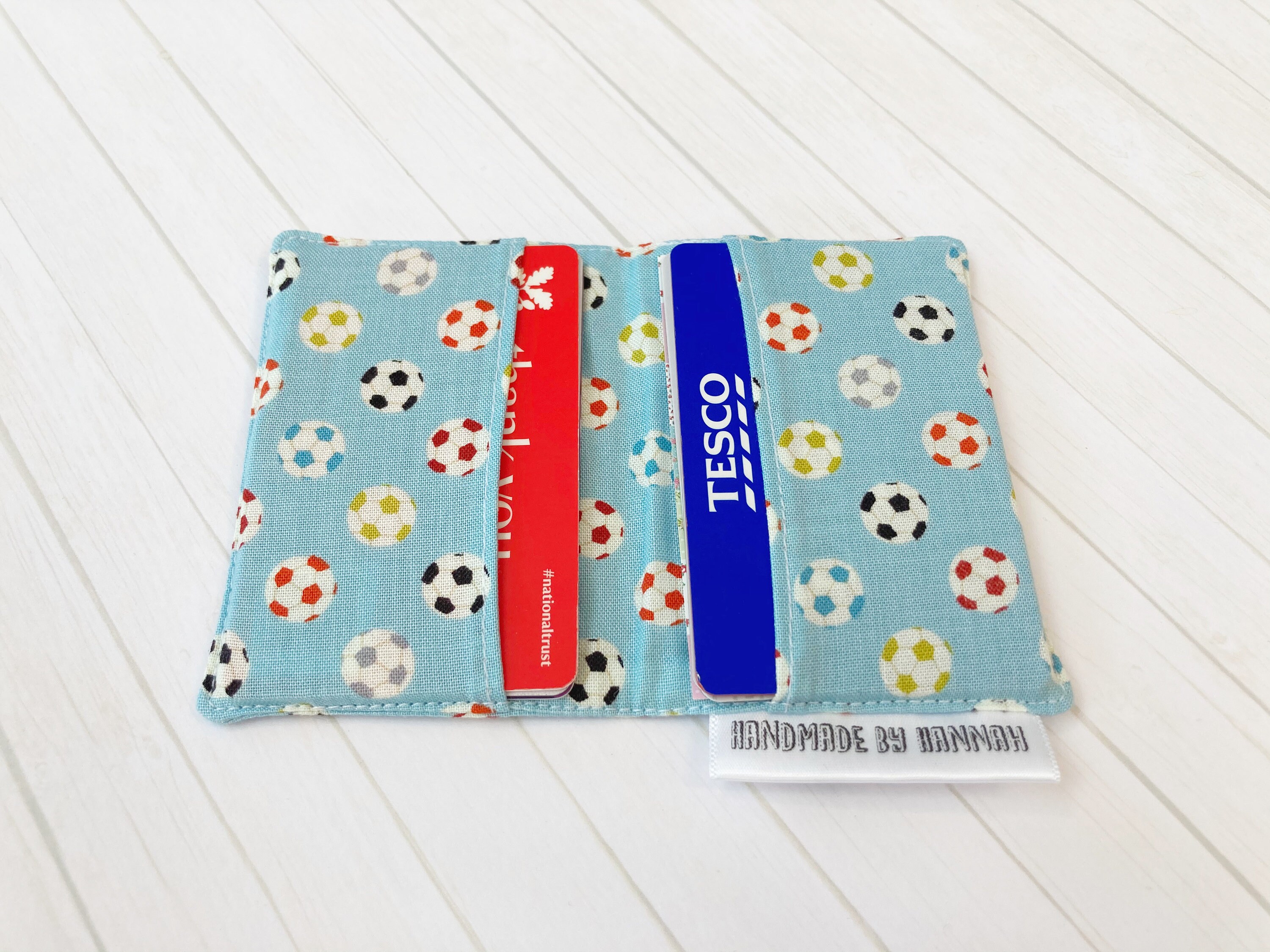 Football Card Holder Business Card Holder Mini Wallet Etsy