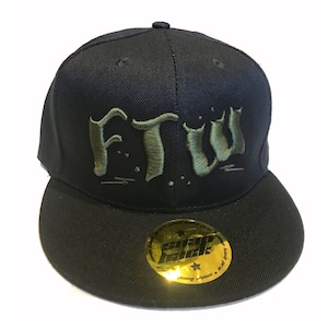 FTW hallucinogenic black/olive embroidery snap back