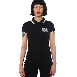 Dragstrip Kustom. Womens Polo Top Speed Trials