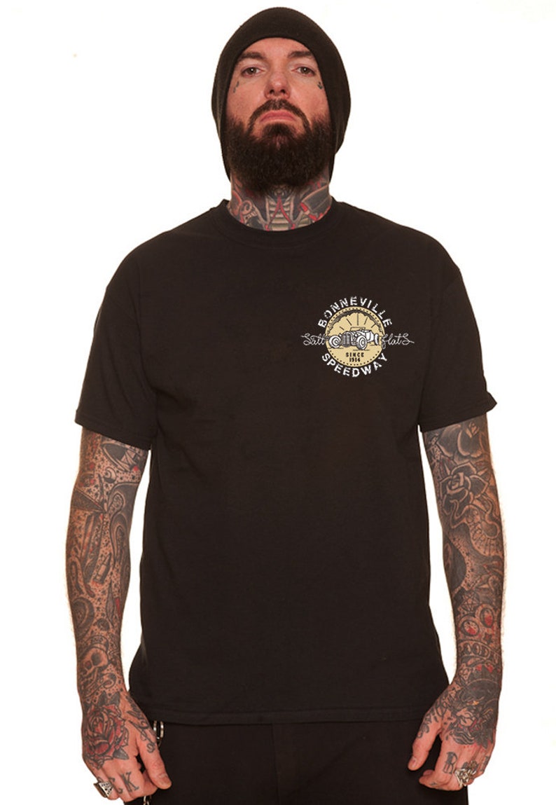 Dragstrip Clothing Street Bonneville Speedway Black Tshirt - Etsy