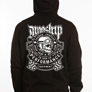 Dragstrip Kustom Moto Club Performance Hooded Top