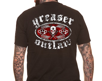 Dragstrip Clothing Greaser Outlaw Mens Tshirt