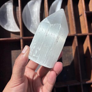 Selenite, Selenite Tower, Selenite Pencil, Selenite Point, Selenite Wand, Crystal Healing