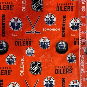 1/2 Yard NHL Fabric Flannel / Toronto Maple Leafs Fabric / Montreal Canadiens Fabric / Fabric By The Yard image 4