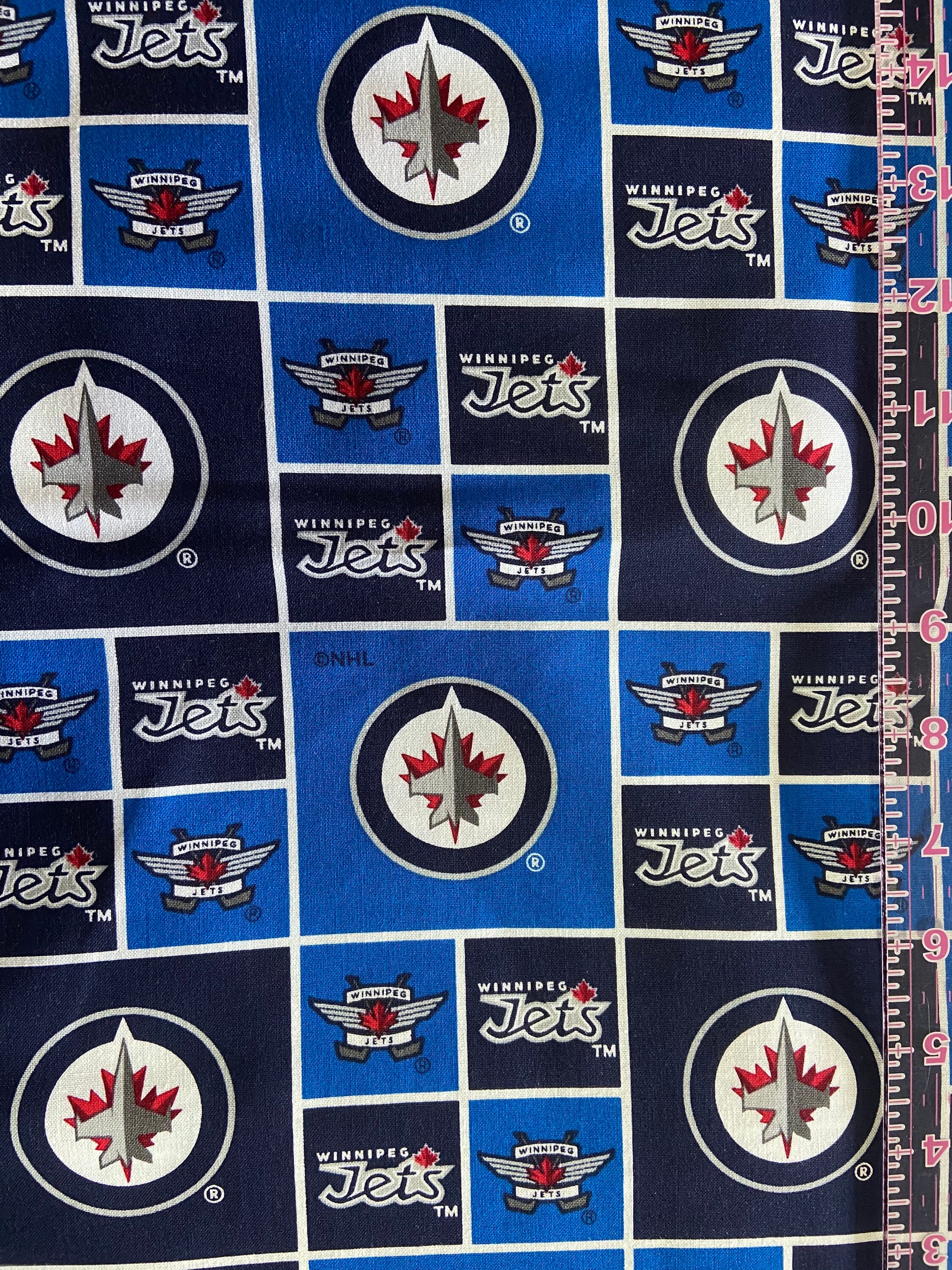 1/2 Yard NHL Fabric Cotton / Vancouver Canuks Fabric / Ottawa Etsy Canada