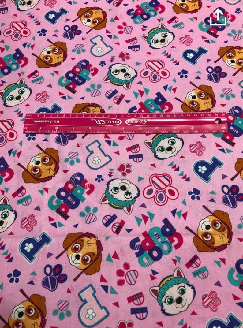 1/2 Yard Paw Patrol Fabric / Fabric by the Yard Etsy