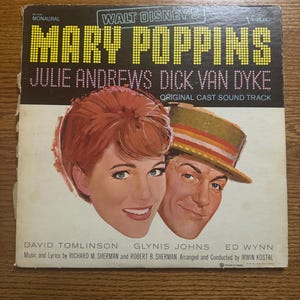Walt Disney's Mary Poppins (Original Cast Soundtrack) LP Vinyl