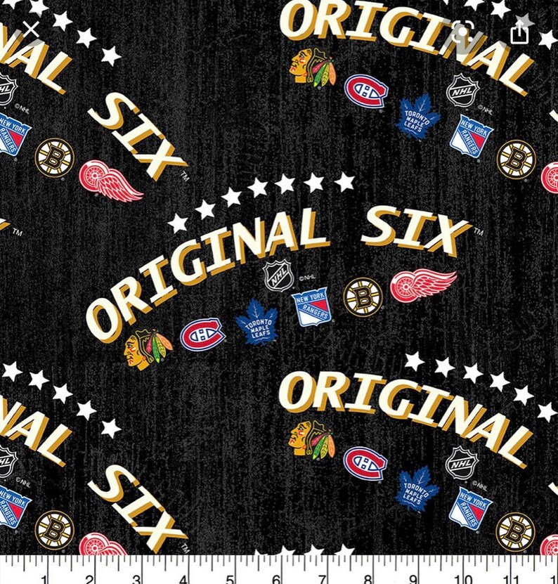 1/2 Yard NHL Fabric Cotton / Toronto Maple Leafs Fabric / Etsy