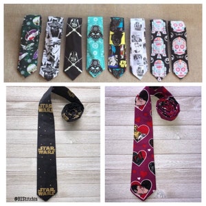 Tie / Star Wars Neck Tie / C3P0 Tie / Men&#39;s Tie, Boy Tie, Clip on Tie or Tie up Tie