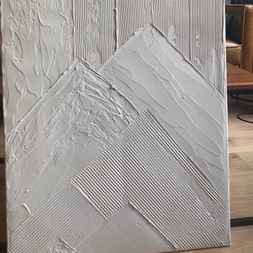 Abstract Art Plaster Art 3D Framed Etsy