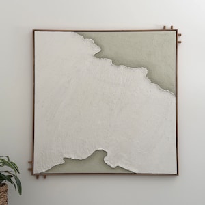 oversized abstract textured art | 3d wall art | sculptural wall art | textured art | wabi sabi art | organic wall art | plaster texture art