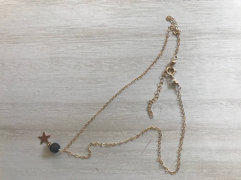 North Star hand hammered wire wrapped necklace