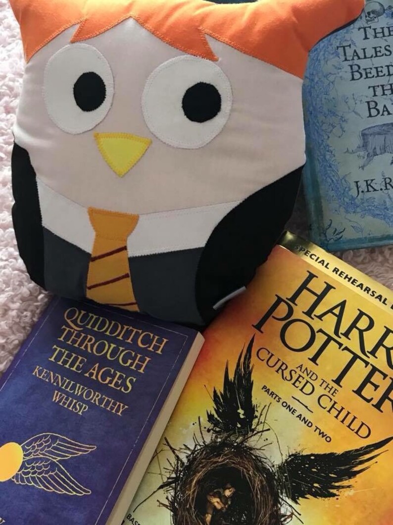 Ron Weasley Owl Cushion Harry Potter cushion harry potter Etsy