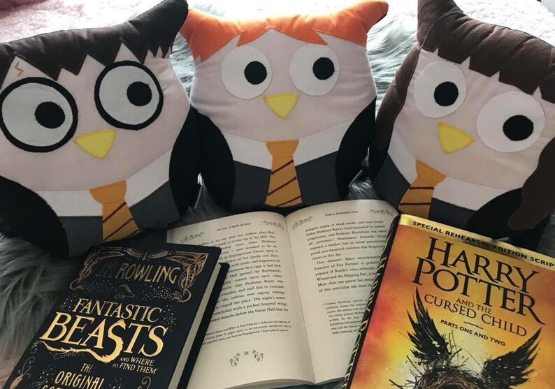 Ron Weasley Owl Cushion Harry Potter cushion harry potter Etsy