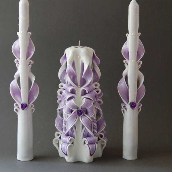 Hand Carved Candle Etsy