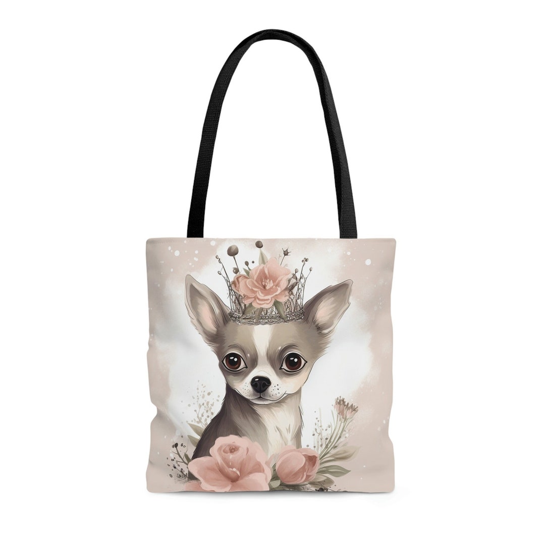 Graduation Gift Charming Chihuahua Tote Charming Chihuahua - Etsy