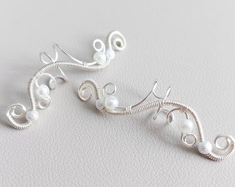 Ear Cuff Bow Ear Cuff Silver Ear Cuff Ear Wrap Ear Cuffs - Etsy