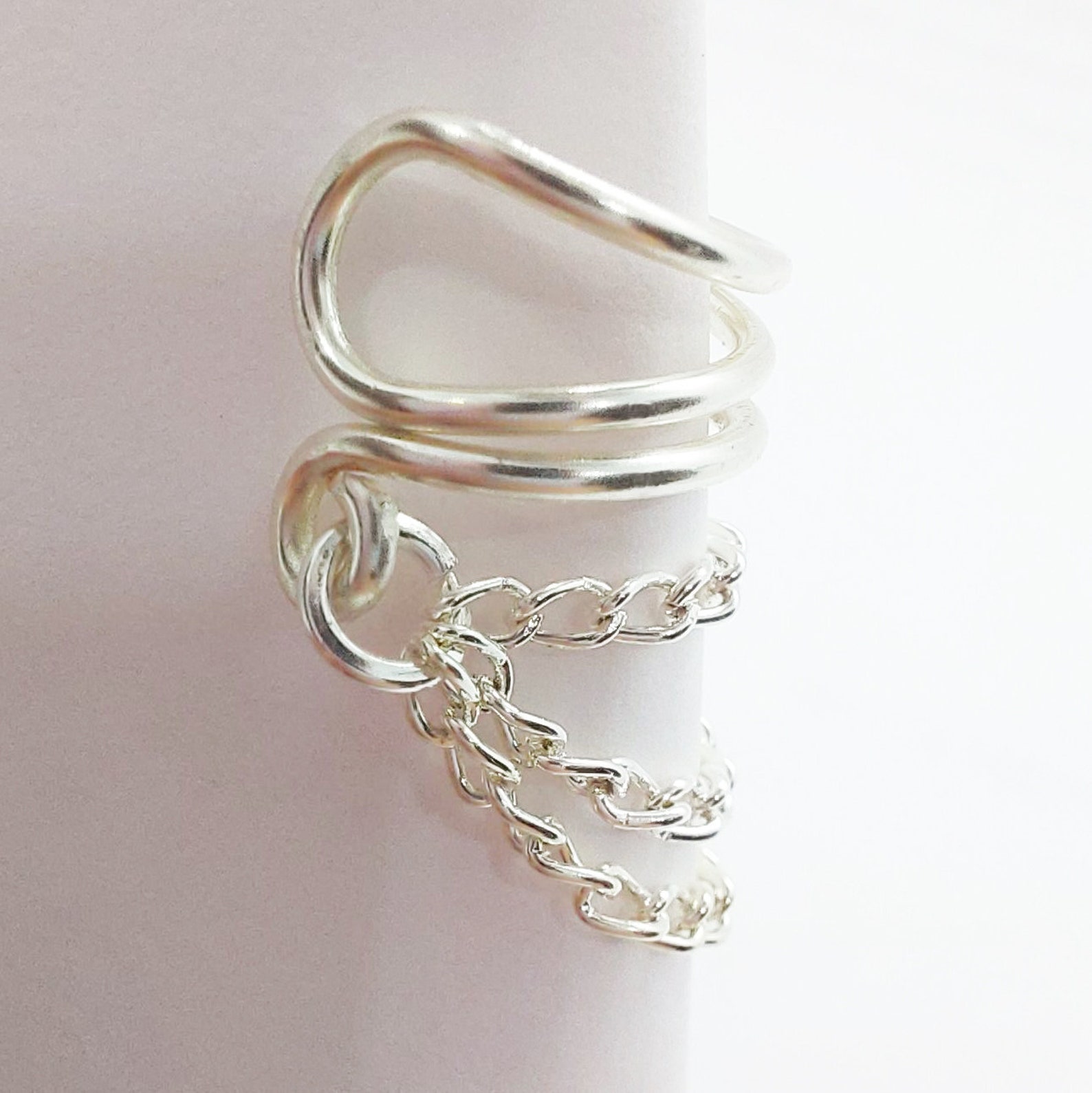 Ear chain silver Clearance