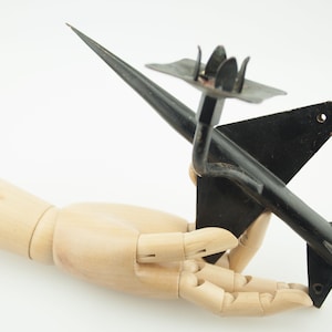 mcm Jet Fighter Kupfer Kerzenhalter Wandhalterung, Volkskunst