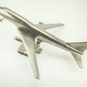 Huge model airplane cast aluminium 70s