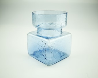 Mid Century Bubble Glass Pendant/ Vintage Glass Chandelier/ by