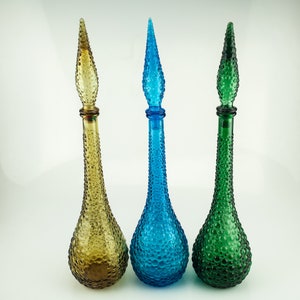 EMPOLI bubble genie bottle 1960s - 70s, price per piece