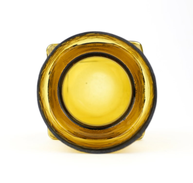 Lasi Oy Pala amber glass Vase By Helena Tynell 1960