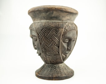 Kuba palm wine Cup, Congo, pre 1900s
