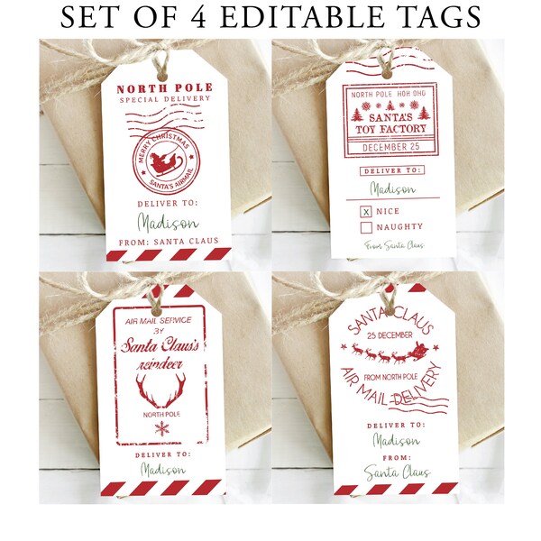 Naughty or Nice Tags - Etsy