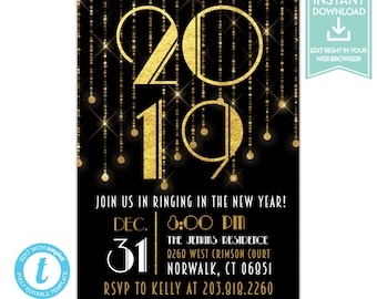gatsby invitation etsy