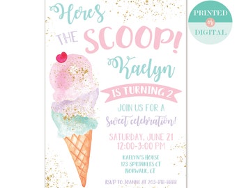 ice cream social etsy