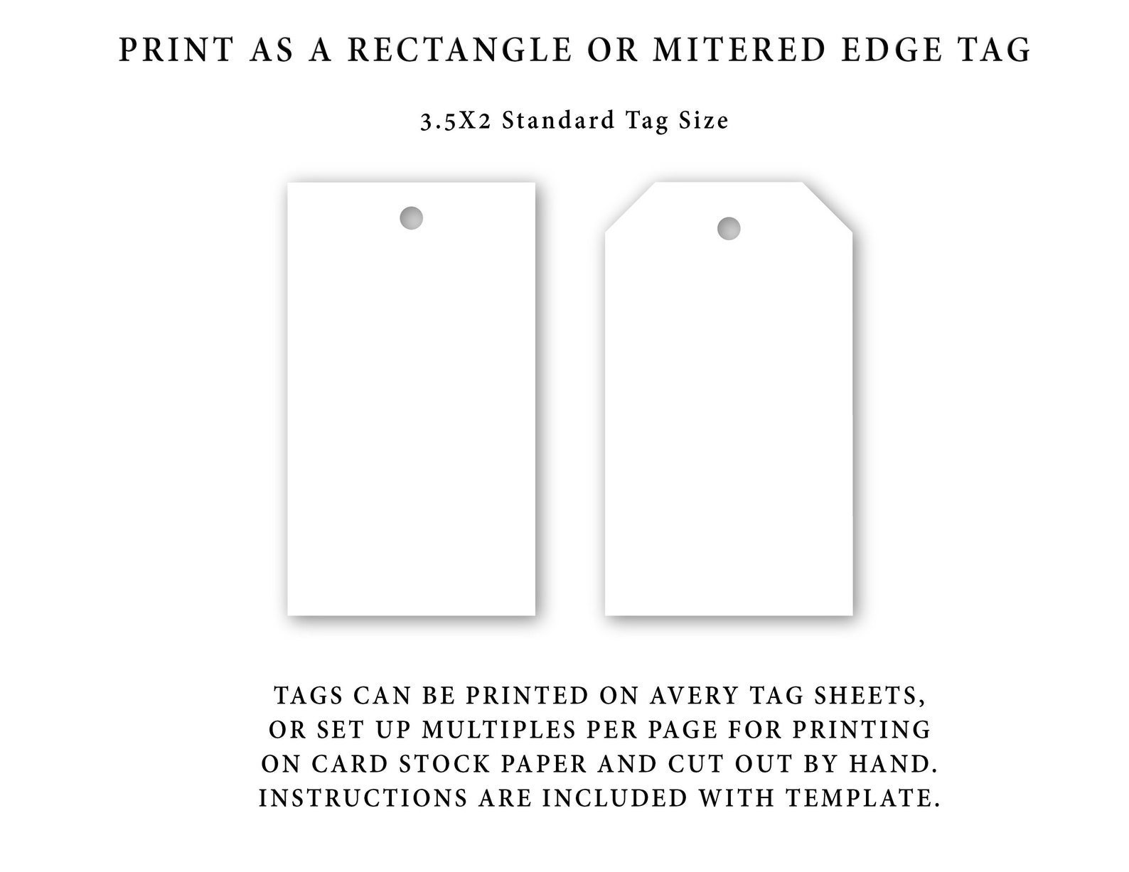 From Santa Gift Tags Editable Template Set Of 4 North Pole Etsy