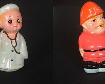 Two terra-cotta pencil sharpeners