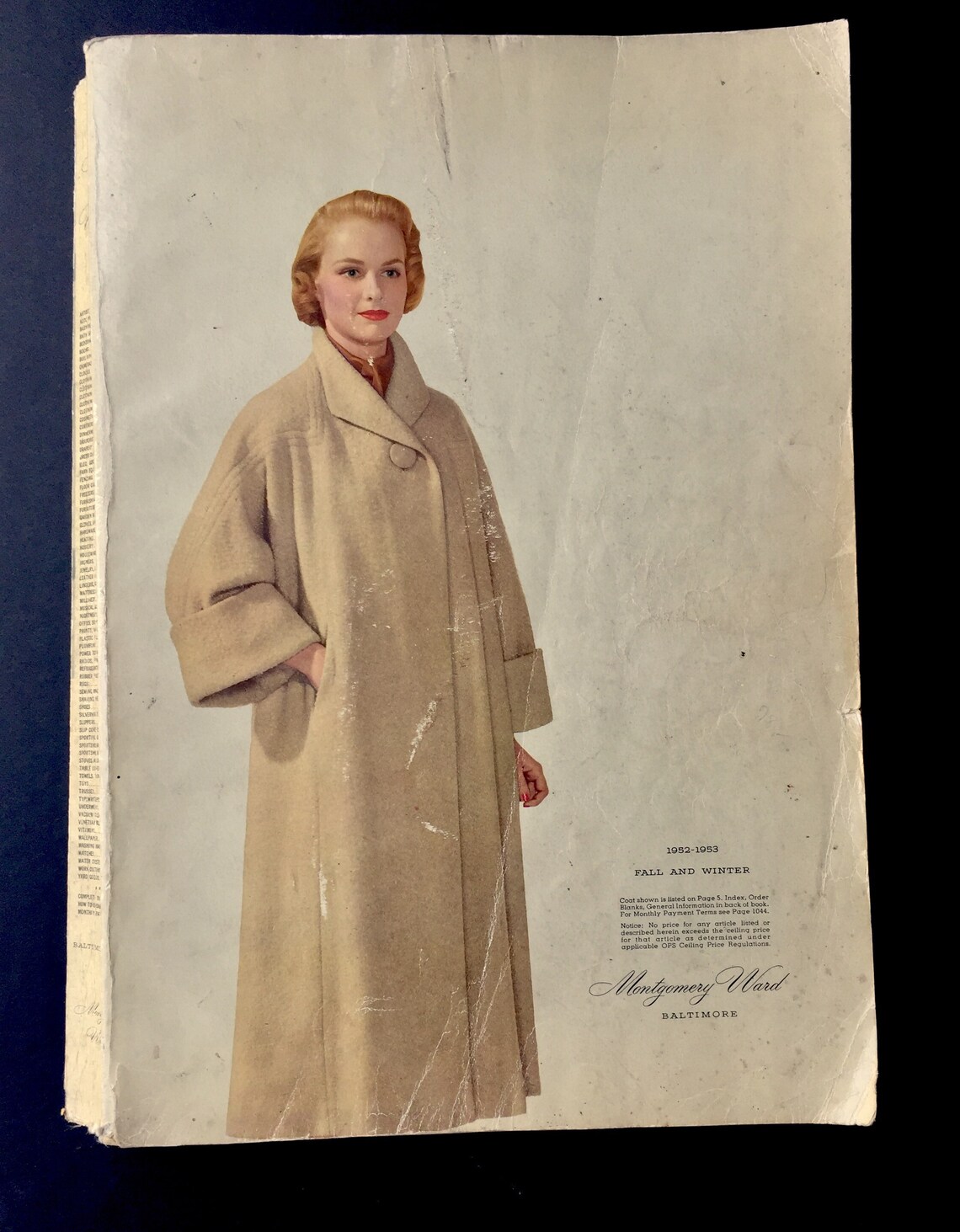1952/1953 Fall and Winter Montgomery Ward Baltimore Catalog Etsy