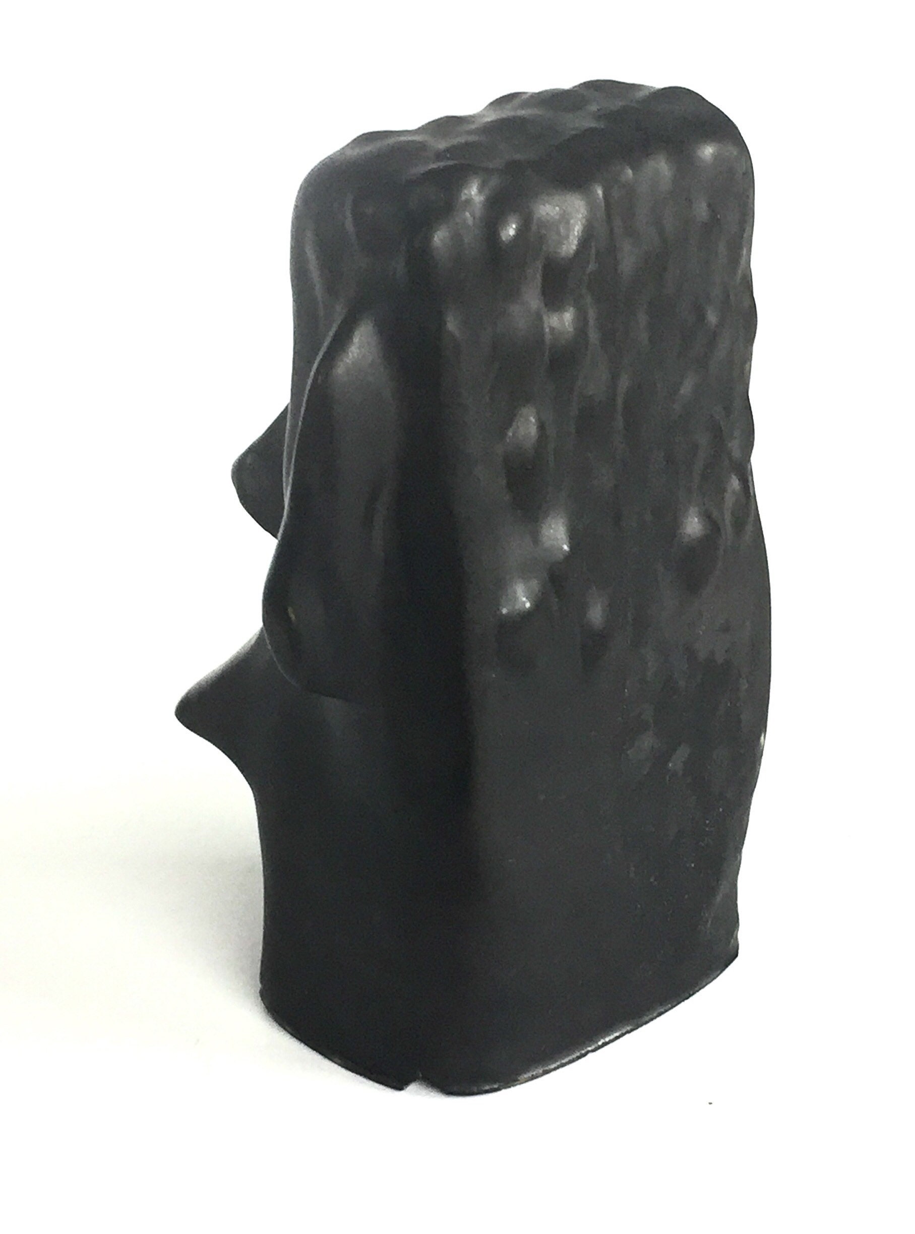 Vintage Moai Head Ceramic Statue Etsy