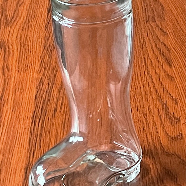 Cowboy Boot Glass Vase Etsy