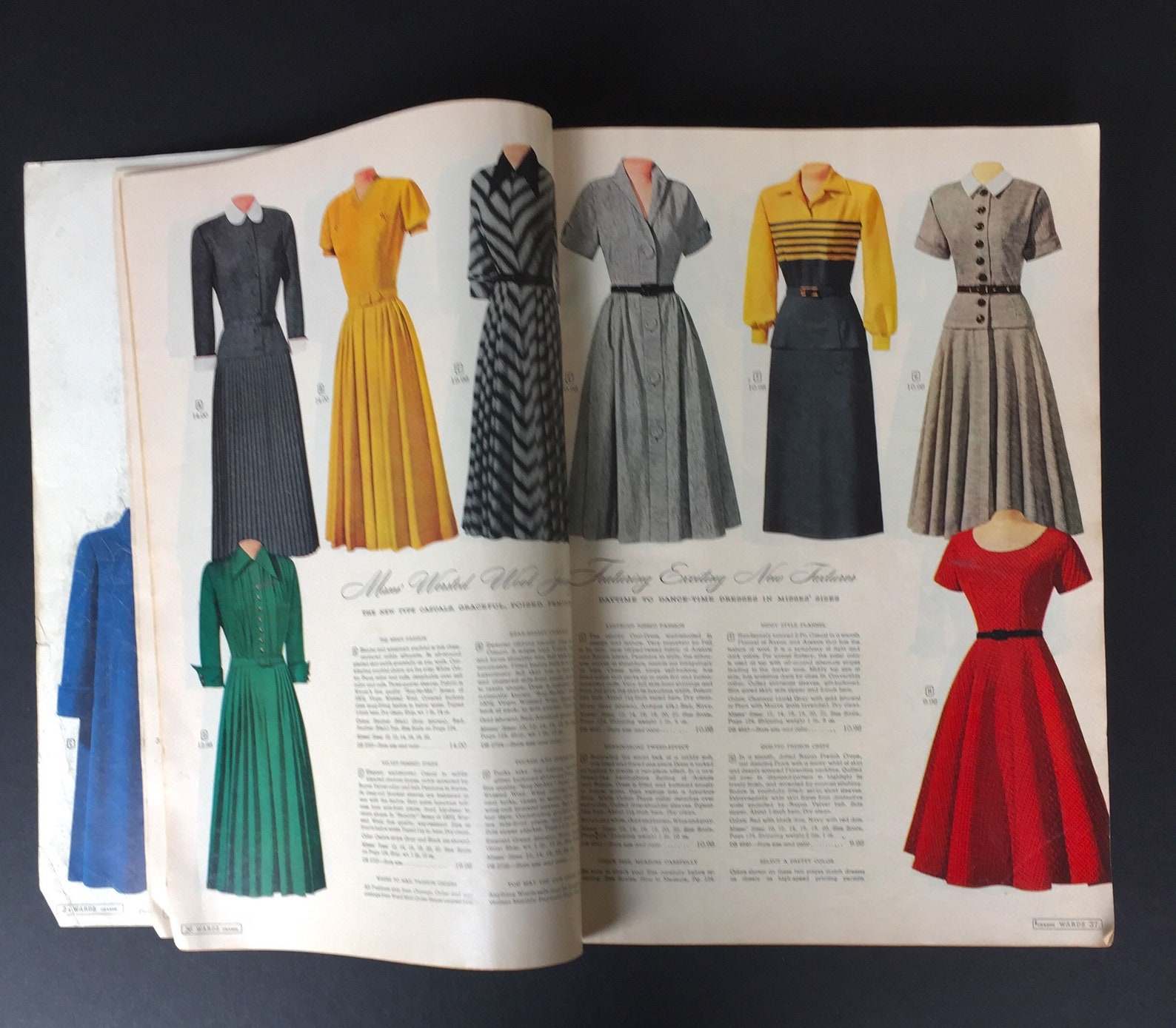 1952/1953 Fall and Winter Montgomery Ward Baltimore Catalog Etsy