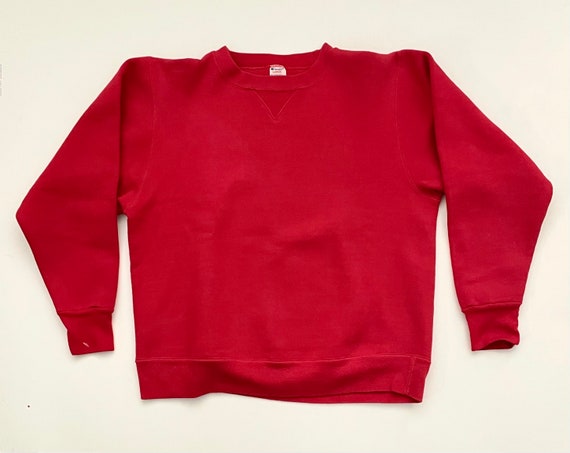 Vintage 1980s Champion red sweatshirt Large - image 1