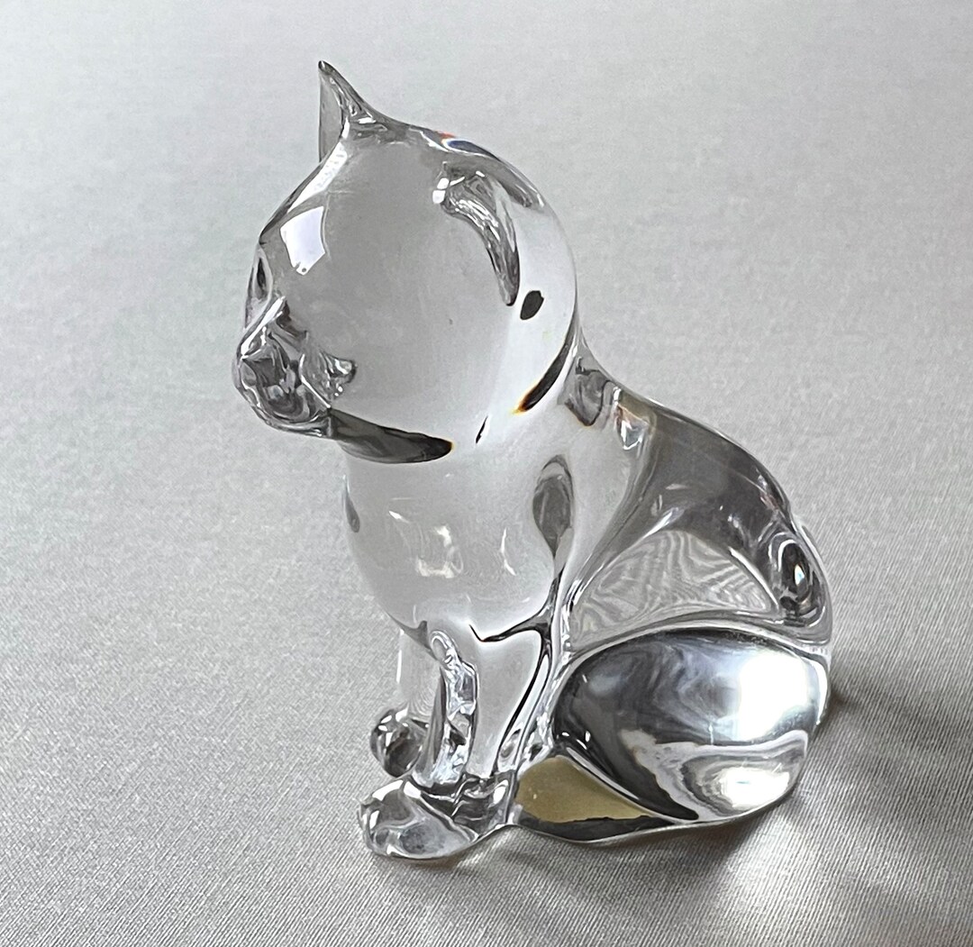 Vintage Princess House Crystal Cat Etsy