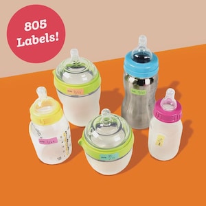 Date Stickies™: No-Smear Removable Baby Bottle Labels - 805 Count