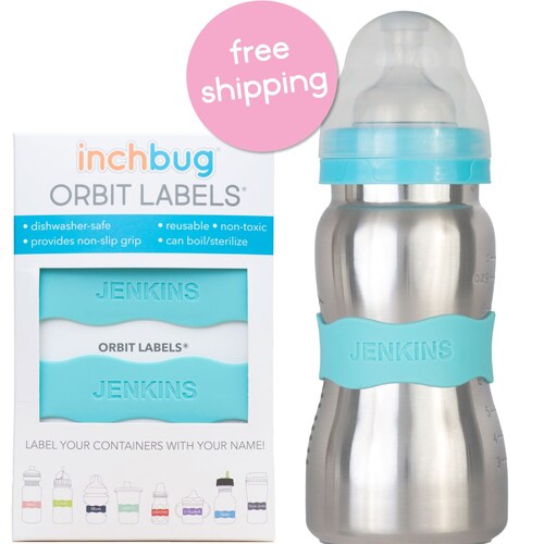 Personalized Original Orbit Labels for Baby Bottles and Sippy ...
