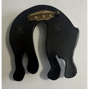 BLACK PUMA Brooch Anthropologie EXC image 3
