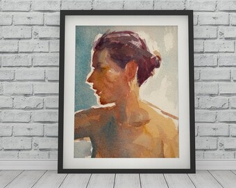 SUSANNA 2 -  - Archival Giclee Watercolor Print