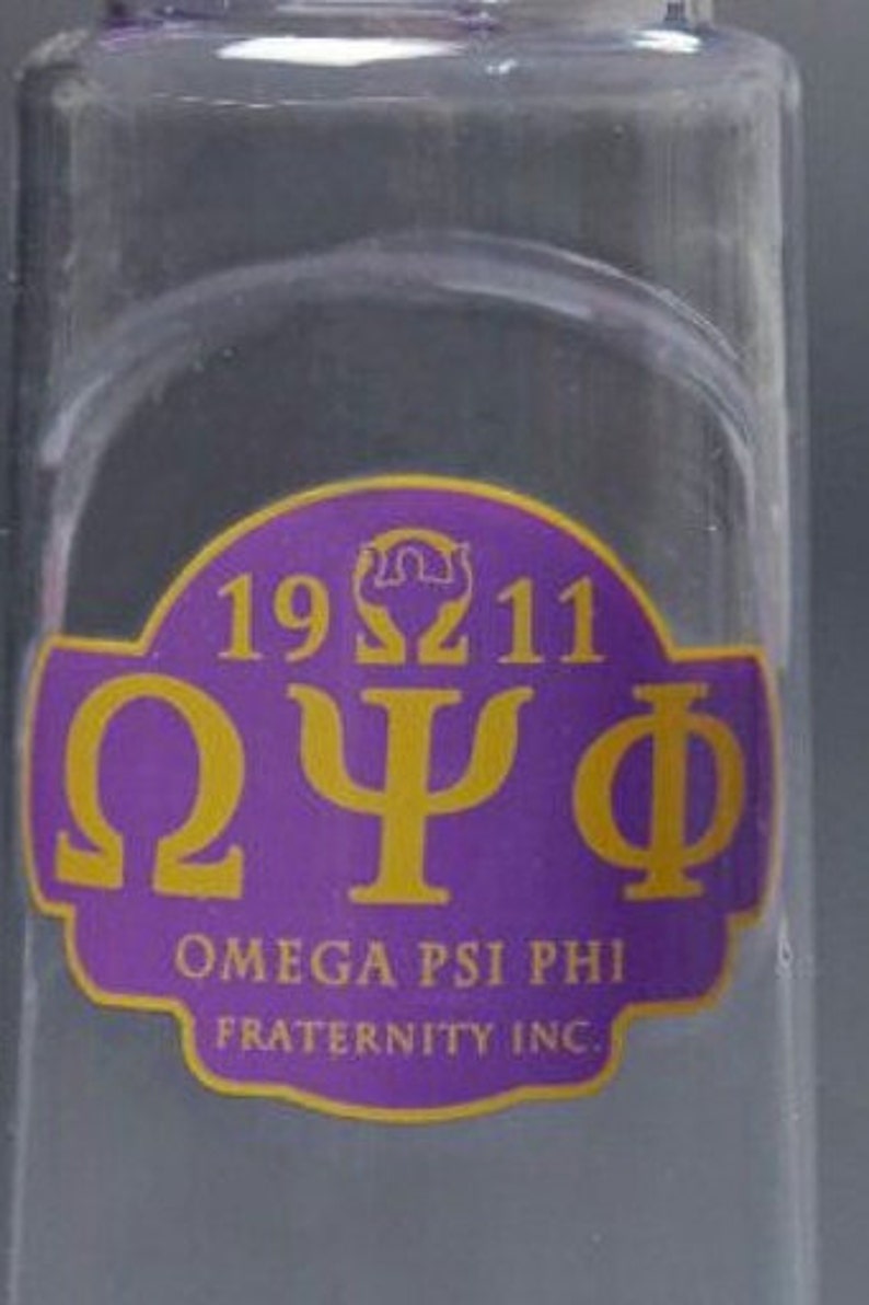 Omega Psi Phi 24oz. Water Bottle Etsy